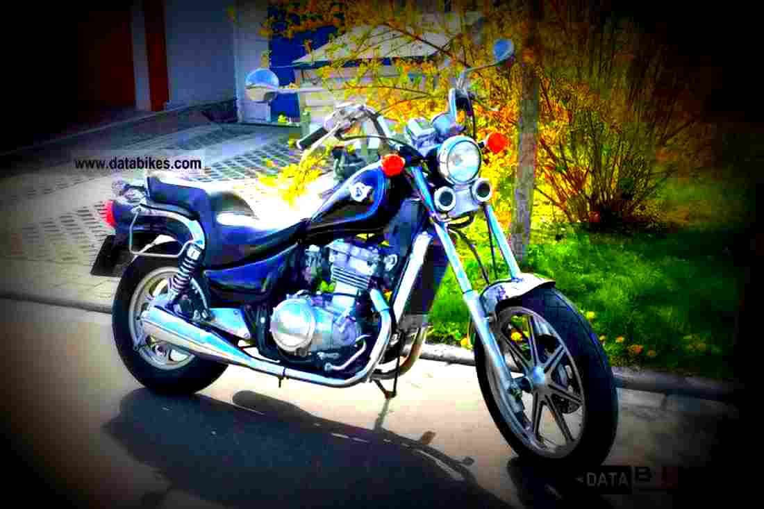 Kawasaki EN 500 1990 1 motorbike A4 Photo Print