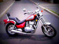 Kawasaki EN 500 1991 3 motorbike A4 Photo Print