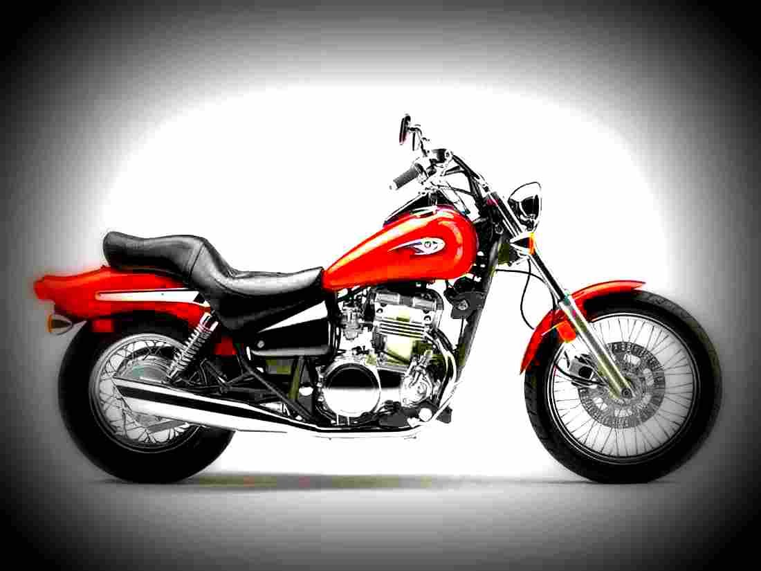 Kawasaki EN 500 1992 2 motorbike A4 Photo Print