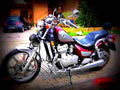 Kawasaki EN 500 1993 3 motorbike A4 Photo Print