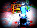 Kawasaki EN 500 1994 2 motorbike A4 Photo Print