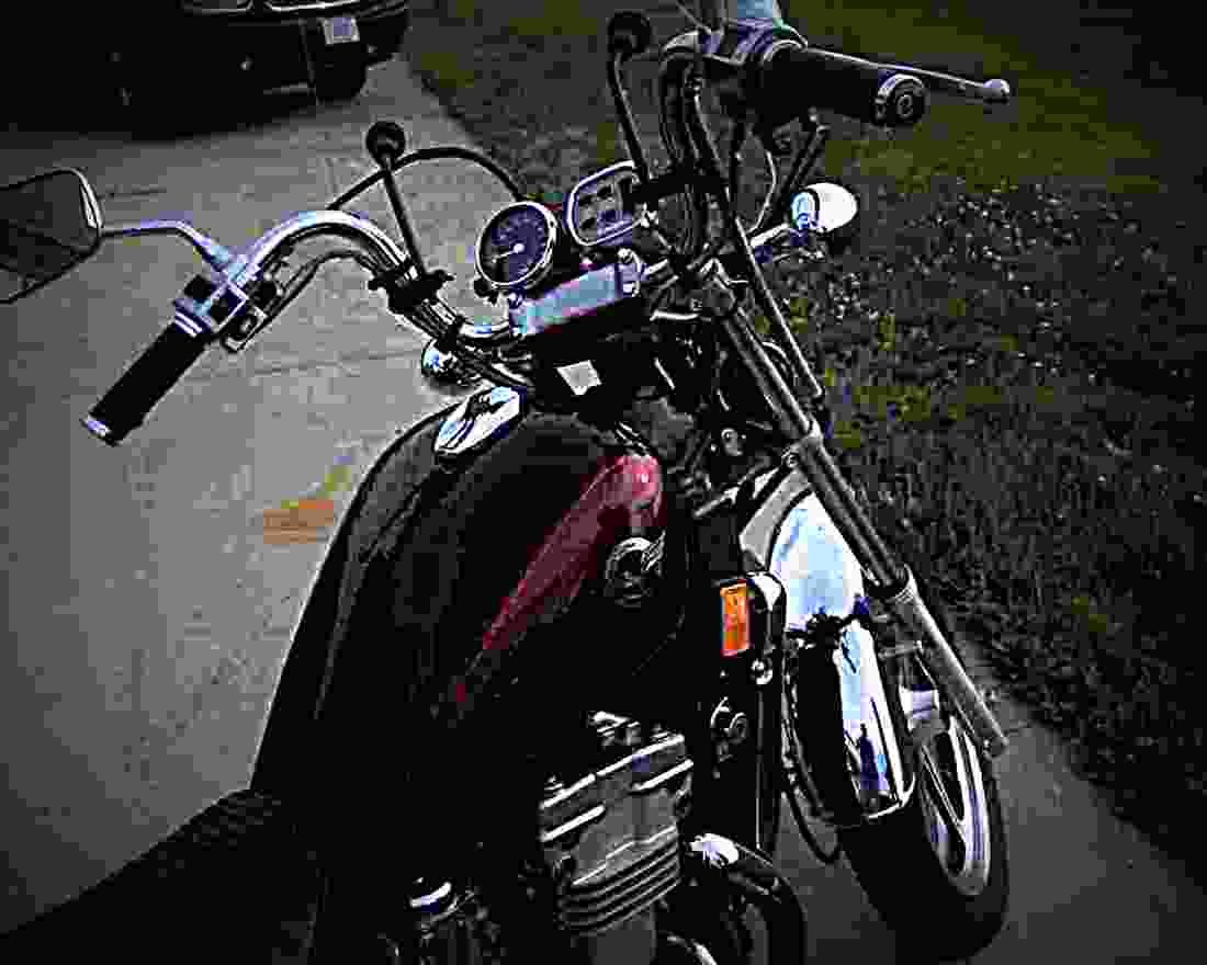 Kawasaki EN 500 1994 5 motorbike A4 Photo Print