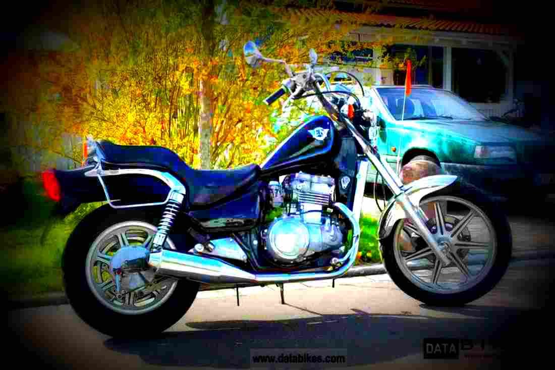 Kawasaki EN 500 1994 6 motorbike A4 Photo Print