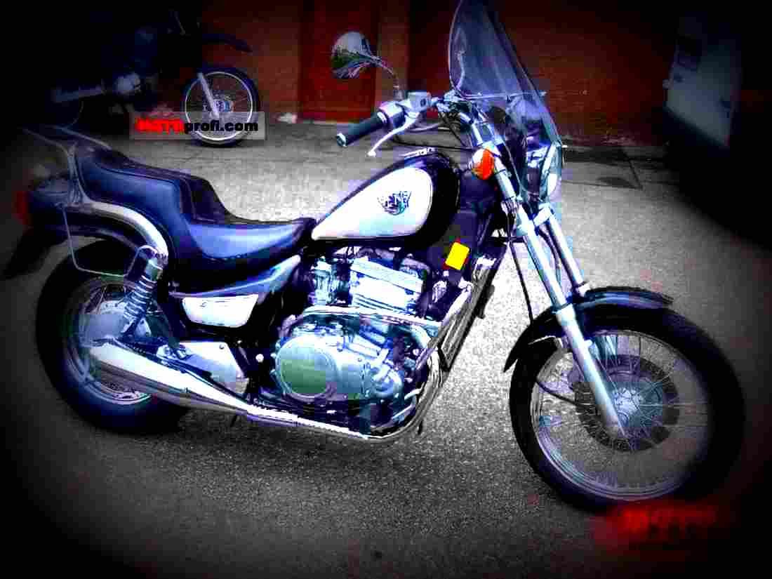 Kawasaki EN 500 1996 2 motorbike A4 Photo Print