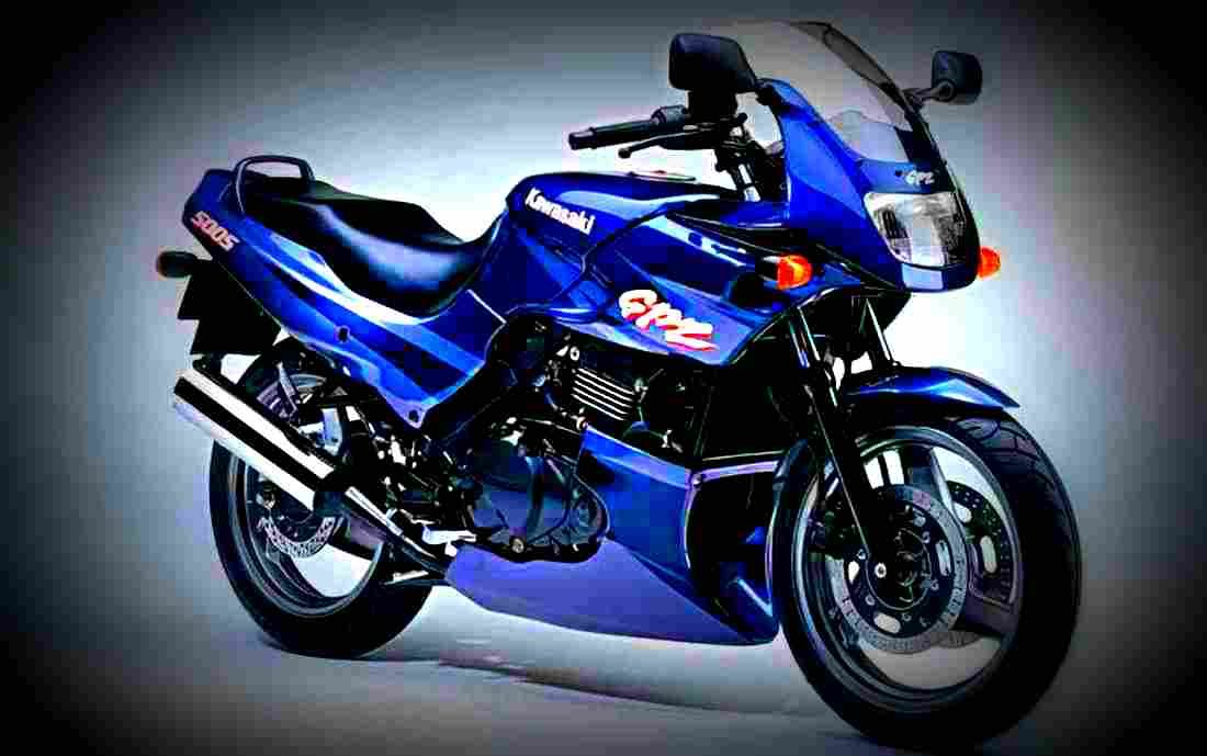 Kawasaki EN 500 1996 5 motorbike A4 Photo Print