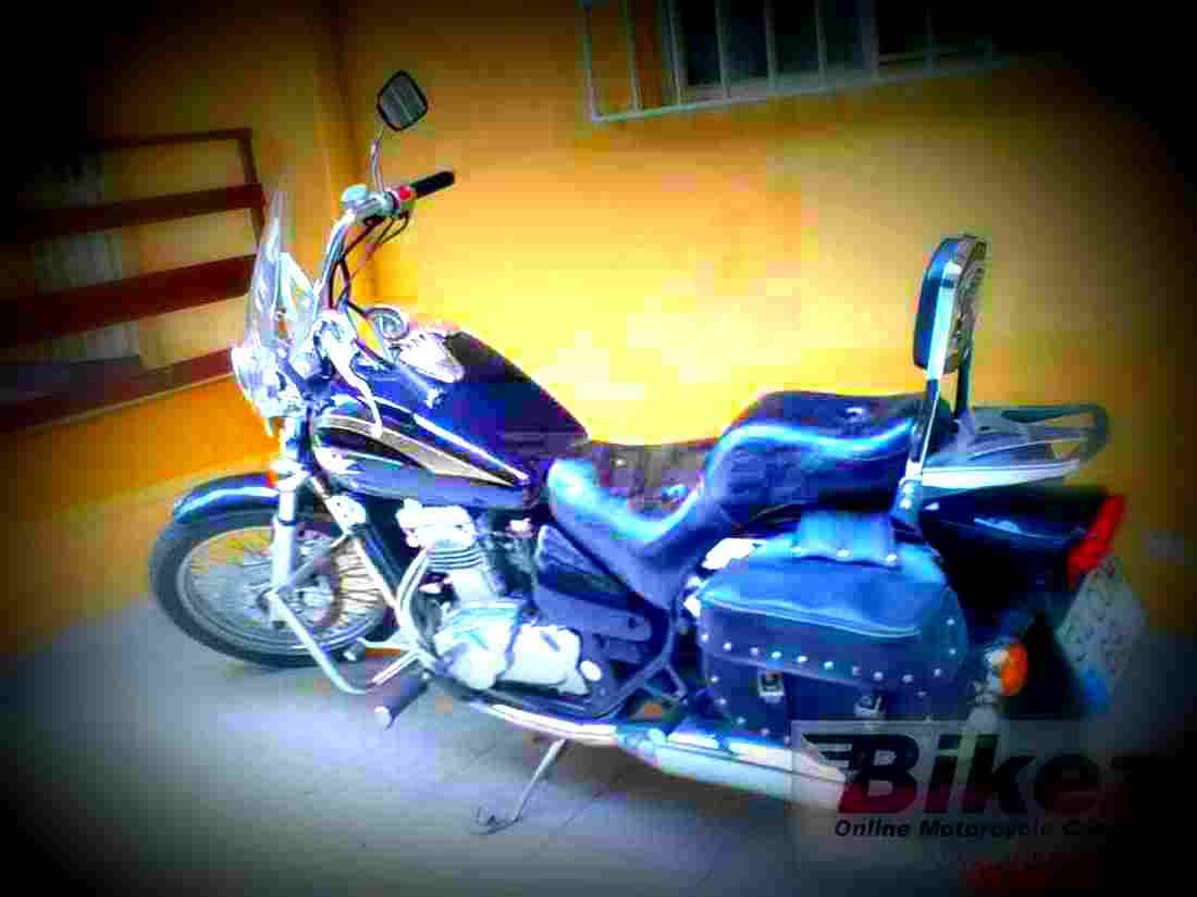 Kawasaki EN 500 1998 5 motorbike A4 Photo Print