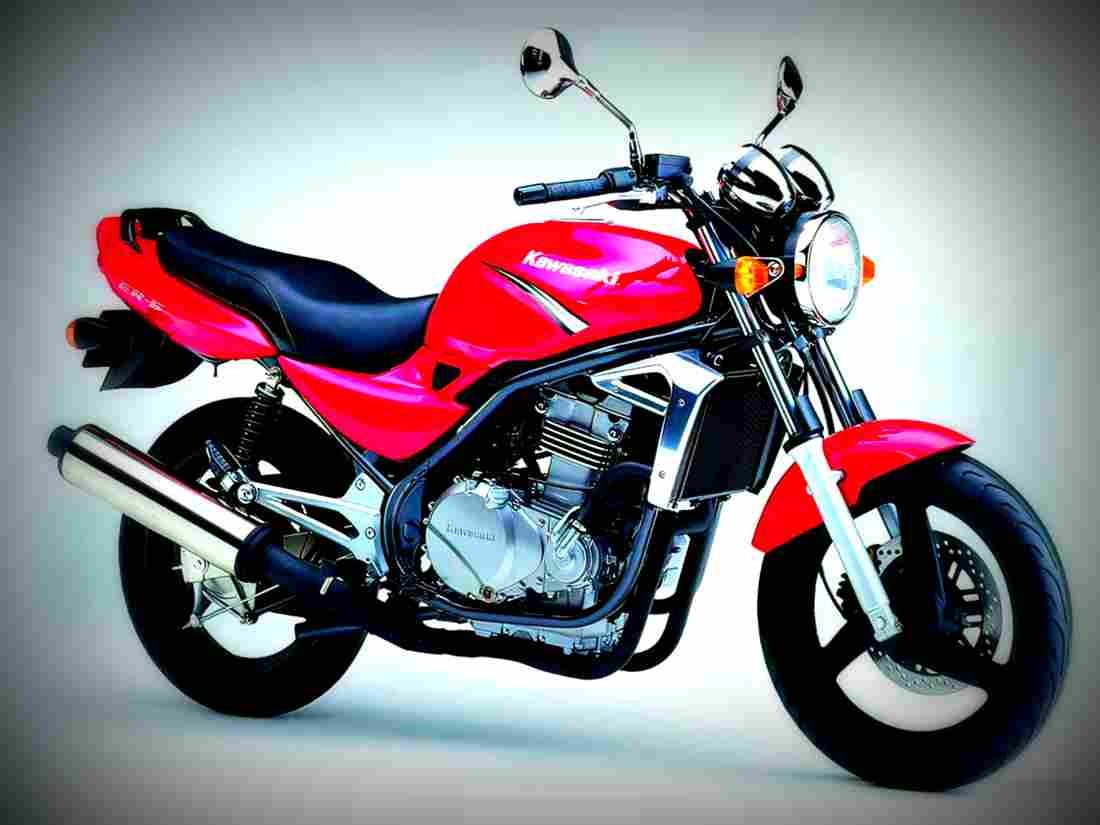 Kawasaki EN 500 1999 2 motorbike A4 Photo Print