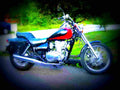 Kawasaki EN 500 2001 3 motorbike A4 Photo Print