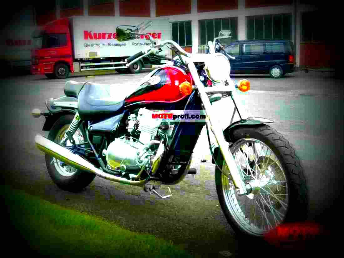 Kawasaki EN 500 2001 5 motorbike A4 Photo Print