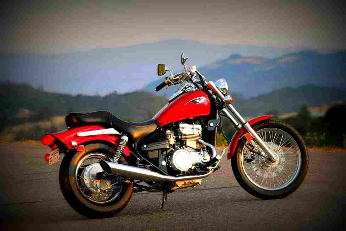 Kawasaki EN 500 2002 4 motorbike A4 Photo Print