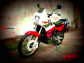 Kawasaki EN 500 (reduced effect) 1992 1 motorbike A4 Photo Print