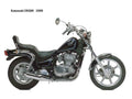 Kawasaki EN500 1990 motorbike A4 Photo Print