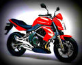 Kawasaki ER 4n 400cc 2 motorbike A4 Photo Print