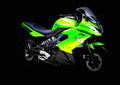 Kawasaki ER 4n 400cc 4 motorbike A4 Photo Print