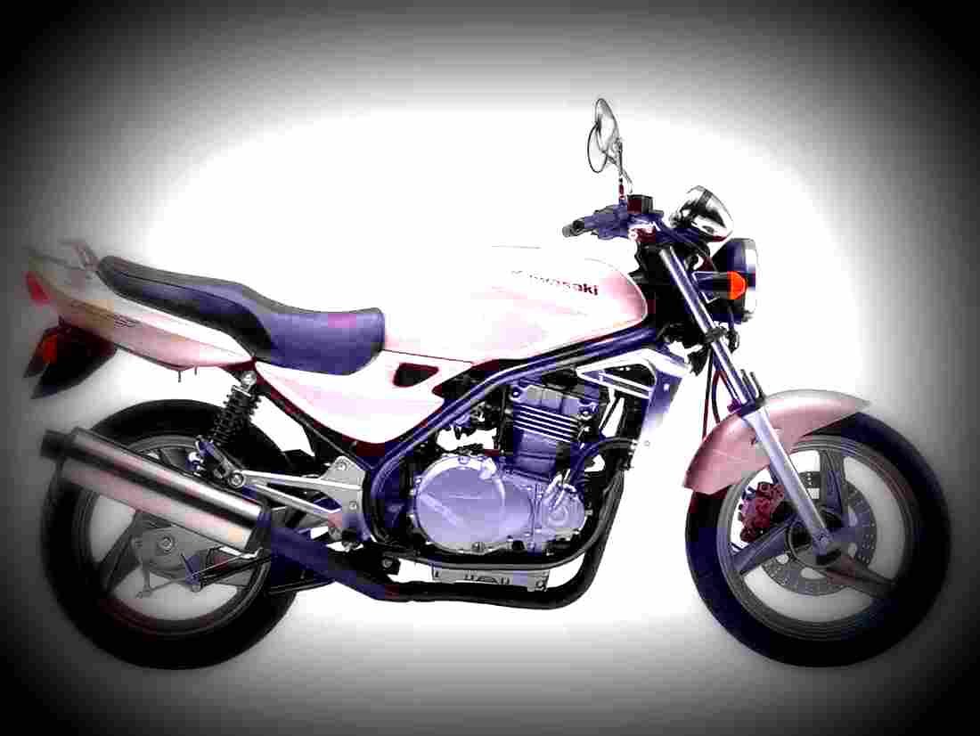 Kawasaki ER 5 1997 5 motorbike A4 Photo Print