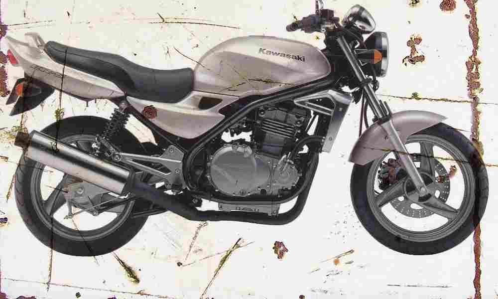 Kawasaki ER 5 2001 Aged Vintage A4 Photo Print