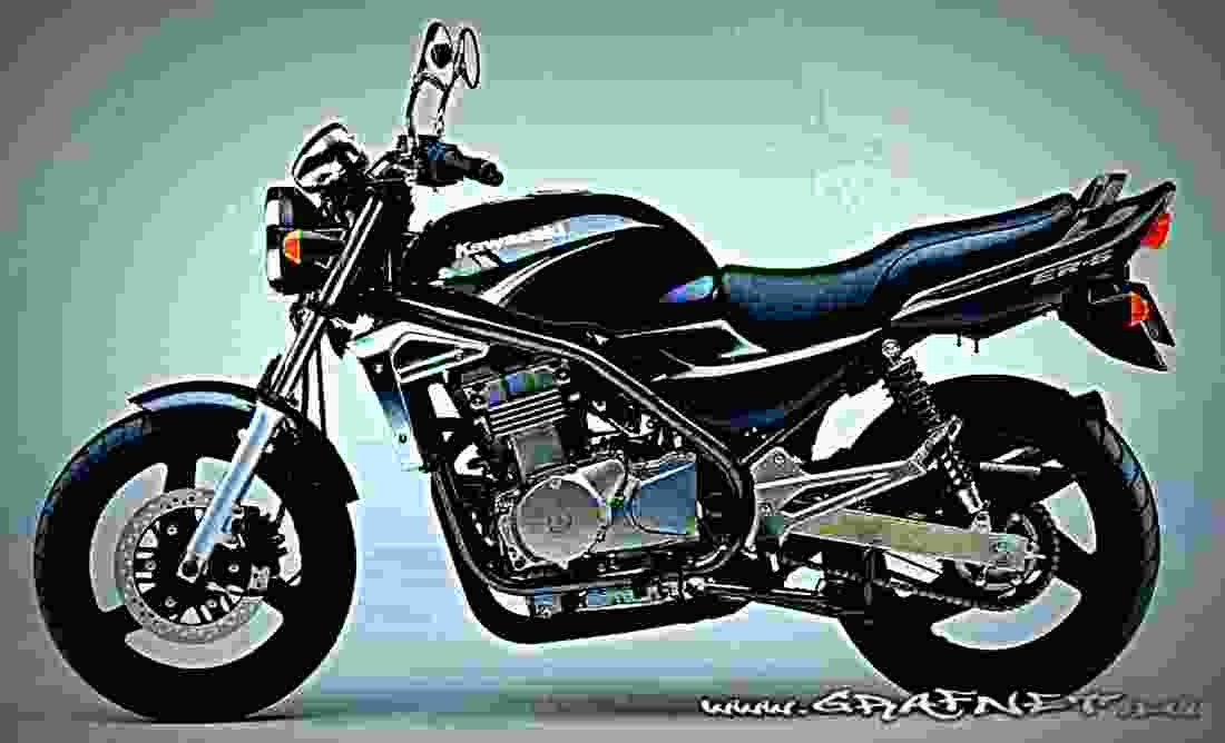 Kawasaki ER 5 2004 6 motorbike A4 Photo Print