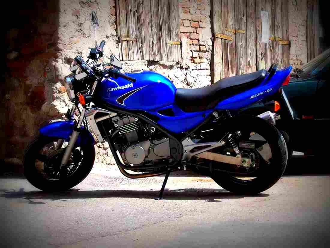 Kawasaki ER 5 Twister 2000 1 motorbike A4 Photo Print