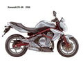 Kawasaki ER 6N 2006 motorbike A4 Photo Print