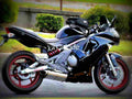 Kawasaki ER 6f 2007 5 motorbike A4 Photo Print