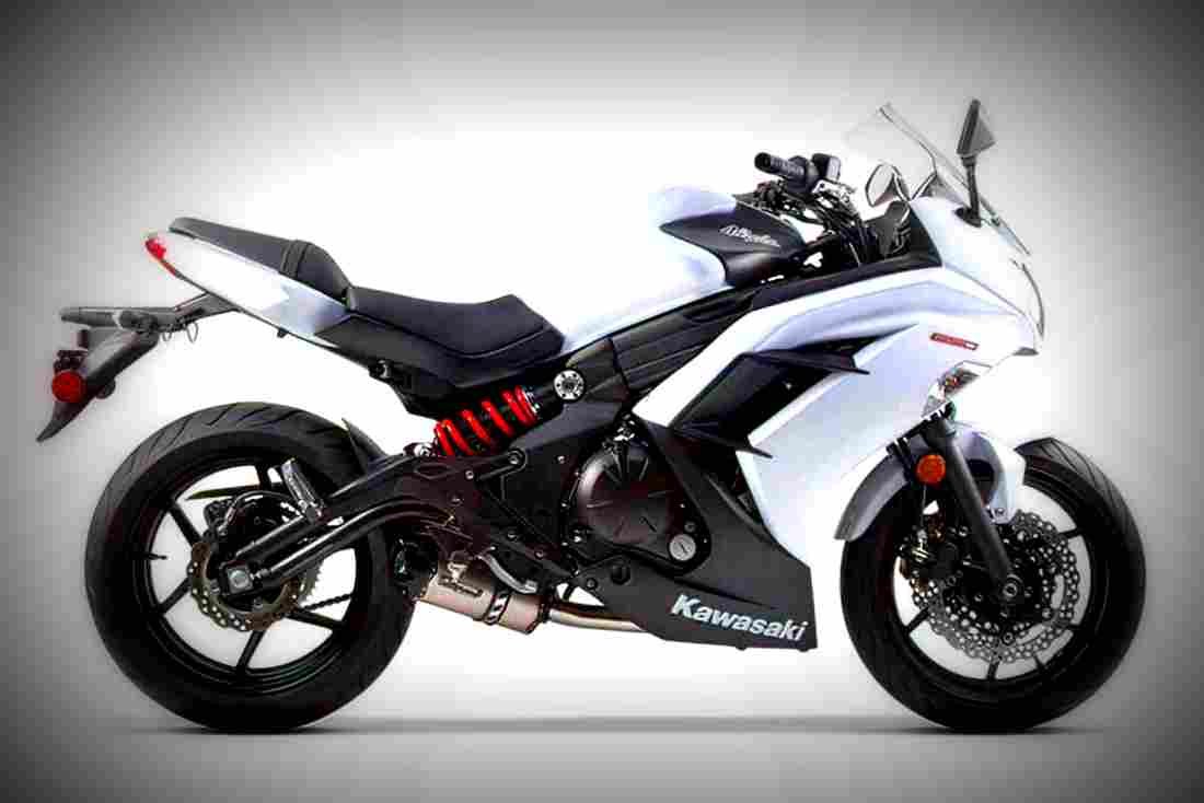 Kawasaki ER 6f 2008 5 motorbike A4 Photo Print