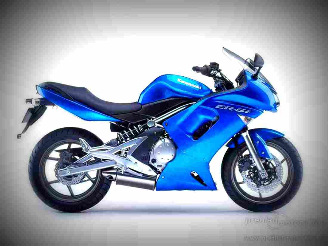 Kawasaki ER 6f 2008 6 motorbike A4 Photo Print