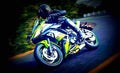 Kawasaki ER 6f 2017 1 motorbike A4 Photo Print