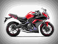 Kawasaki ER 6f 2017 3 motorbike A4 Photo Print