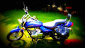 Kawasaki Eliminator 125 1997 1 motorbike A4 Photo Print