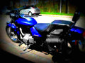 Kawasaki Eliminator 125 1998 5 motorbike A4 Photo Print
