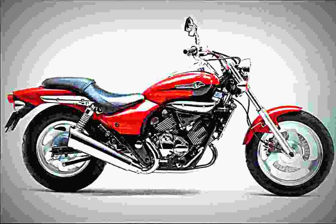 Kawasaki Eliminator 125 2009 3 motorbike A4 Photo Print