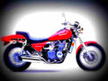Kawasaki Eliminator 600 1998 3 motorbike A4 Photo Print