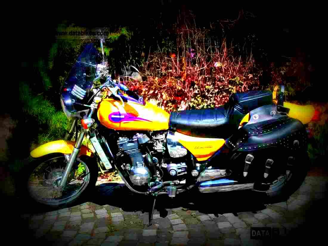 Kawasaki Eliminator 600 1998 4 motorbike A4 Photo Print
