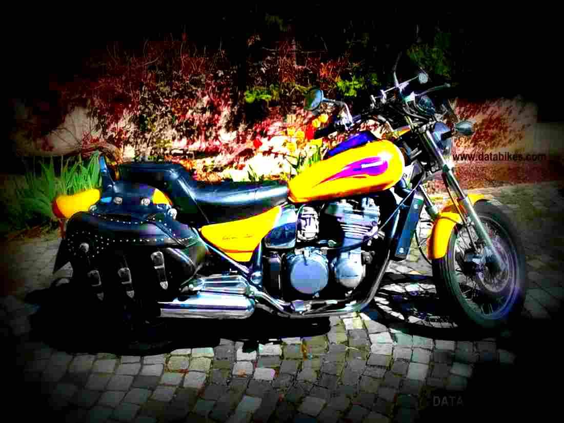 Kawasaki Eliminator 600 1998 5 motorbike A4 Photo Print