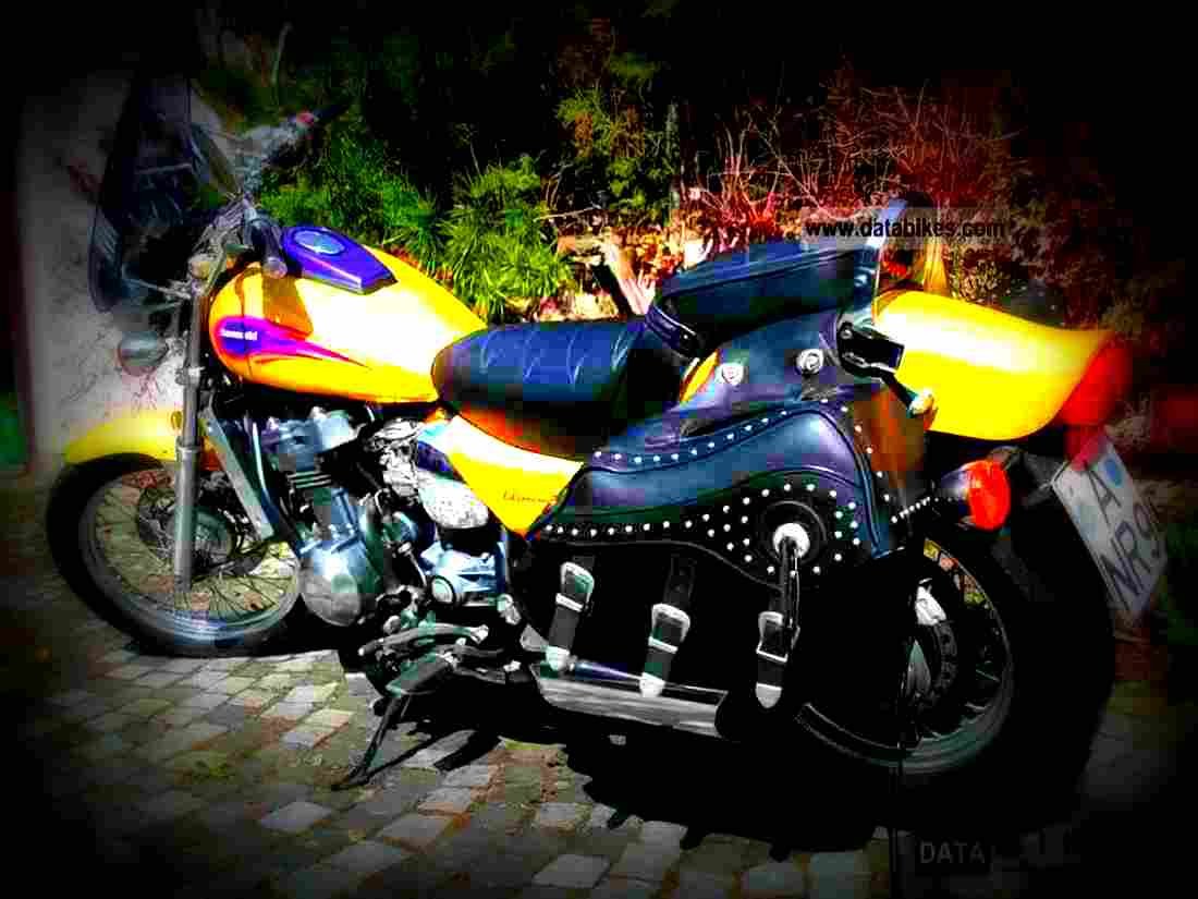 Kawasaki Eliminator 600 1998 6 motorbike A4 Photo Print