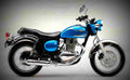 Kawasaki Estrella 2017 1 motorbike A4 Photo Print