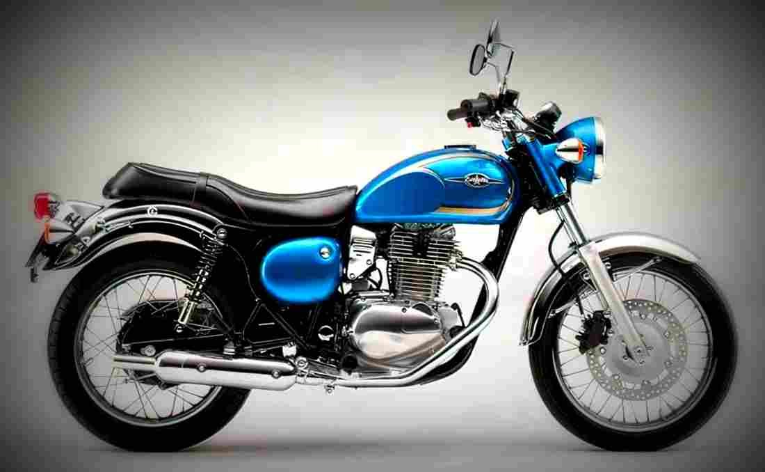 Kawasaki Estrella 2017 1 motorbike A4 Photo Print