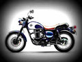 Kawasaki Estrella 2017 2 motorbike A4 Photo Print