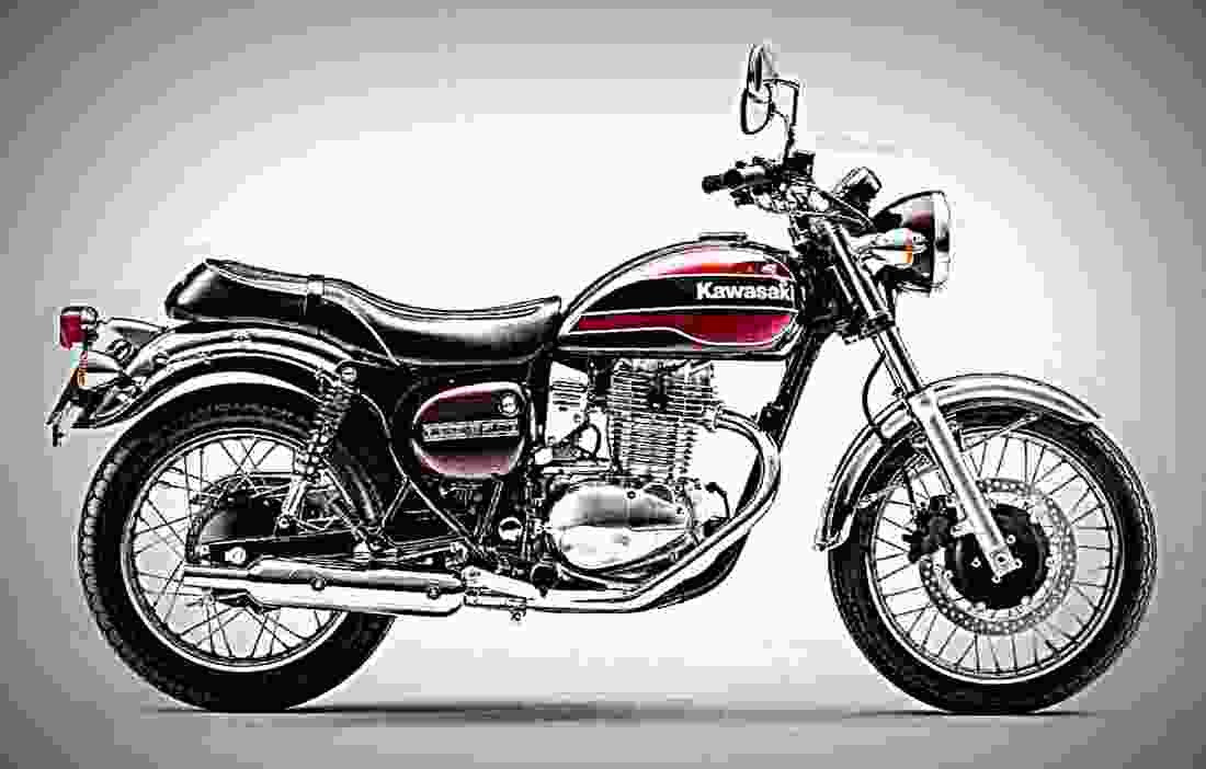 Kawasaki Estrella Final Edition 2018 2 motorbike A4 Photo Print