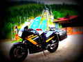 Kawasaki GPX 600 R 1990 6 motorbike A4 Photo Print