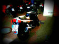 Kawasaki GPX 600 R (reduced effect) 1989 1 motorbike A4 Photo Print