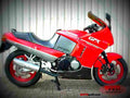 Kawasaki GPX 600 R (reduced effect) 1989 4 motorbike A4 Photo Print