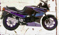 Kawasaki GPX600R 1995 Aged Vintage A4 Photo Print