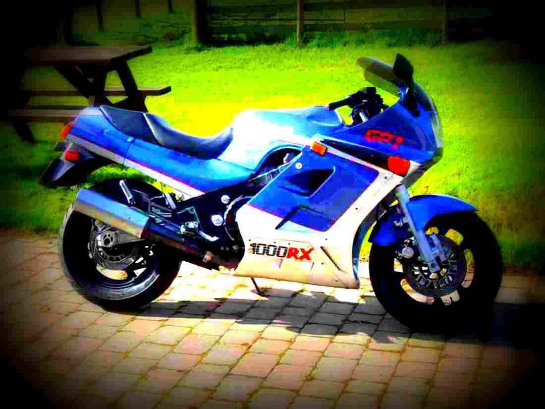 Kawasaki GPZ 1000 RX 1986 4 motorbike A4 Photo Print