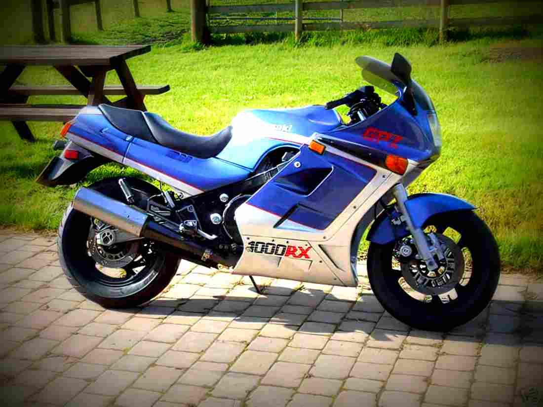 Kawasaki GPZ 1000 RX 1987 1 motorbike A4 Photo Print