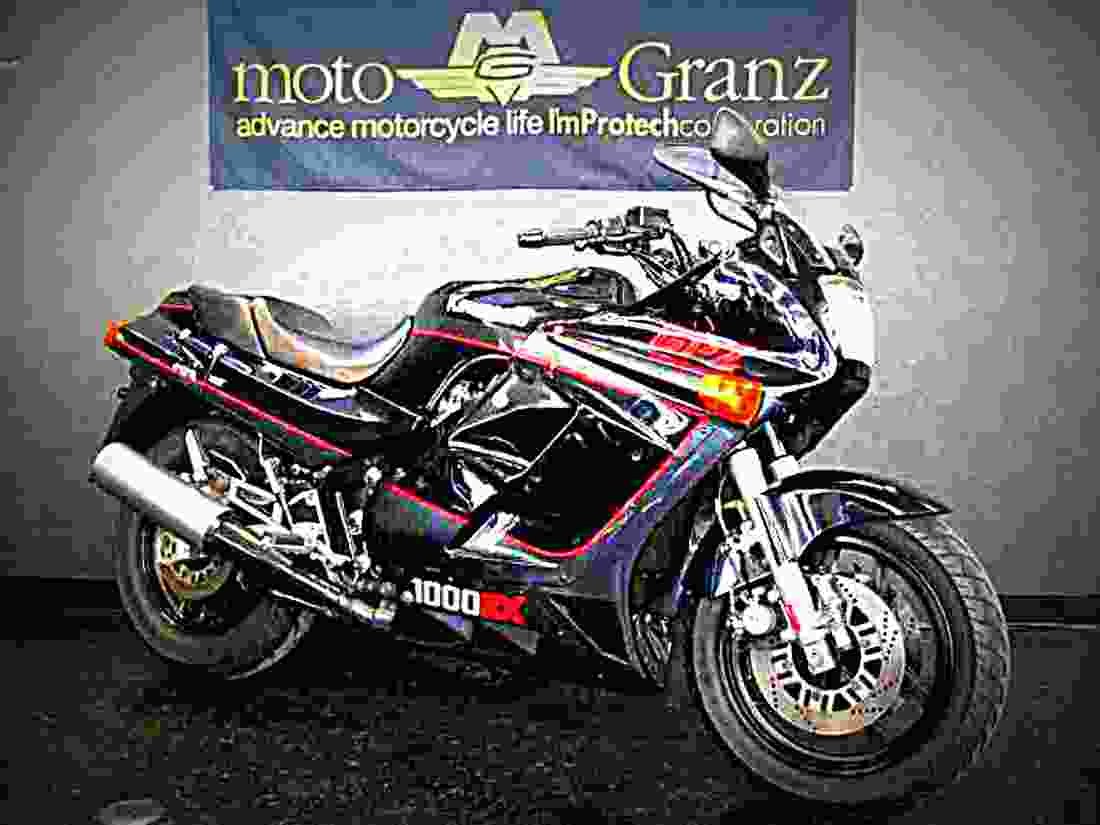 Kawasaki GPZ 1000 RX (reduced effect) 1988 4 motorbike A4 Photo Print