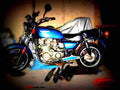 Kawasaki GPZ 1100 1982 6 motorbike A4 Photo Print