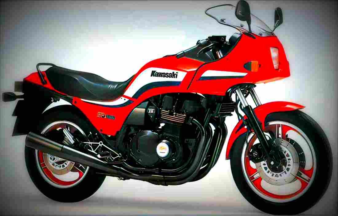 Kawasaki GPZ 1100 1983 1 motorbike A4 Photo Print