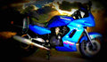 Kawasaki GPZ 1100 1987 1 motorbike A4 Photo Print