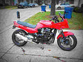 Kawasaki GPZ 1100 1995 5 motorbike A4 Photo Print